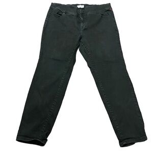 Lane Bryant Black Straight Leg Jeans Plus Size 20 Tummy Control Classic Slimming